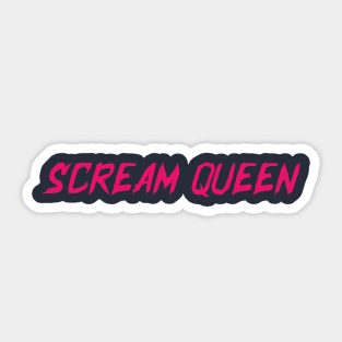 Scream Queen Sticker